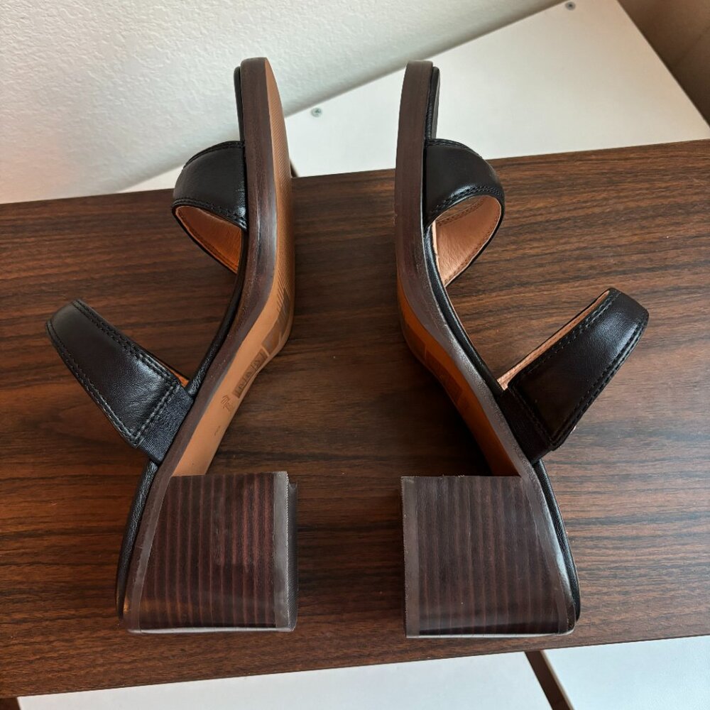 NWOT Never Worn Madewell Saige Black Double Strap Sandals Sz 9 - Picture 6 of 7